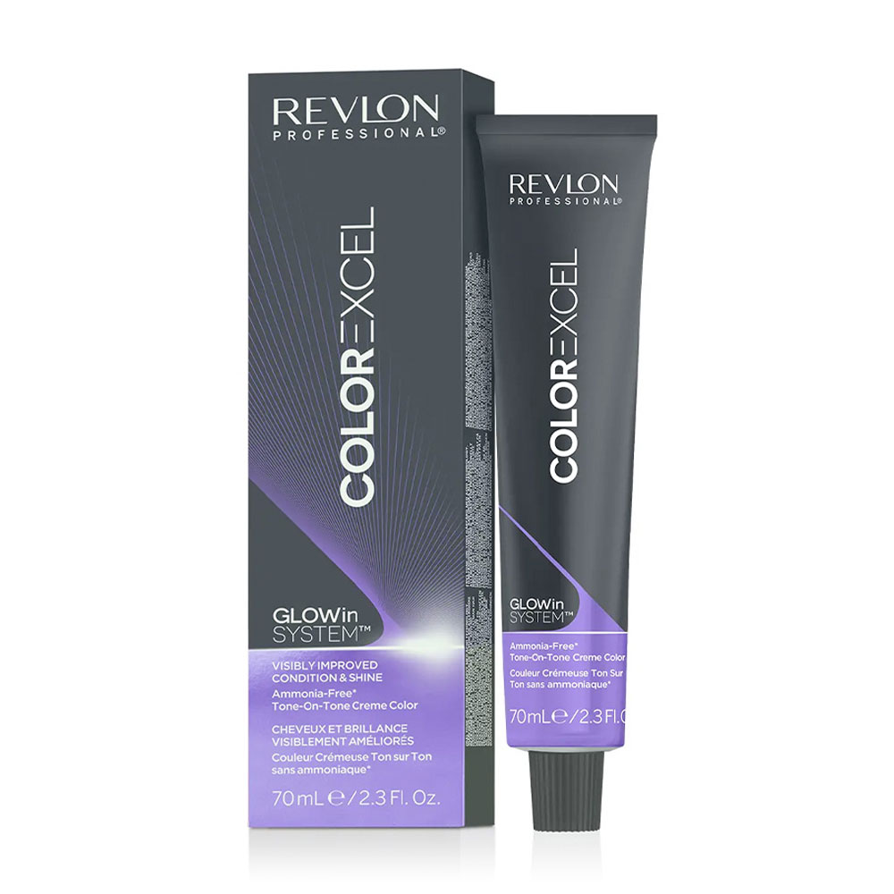 Напівперманентна фарба для волосся Revlon Professional Color Excel Glowin System Tone-On-Tone Ammonia-Free 6.12 Dark Ash Iridescent Blonde, 70 мл